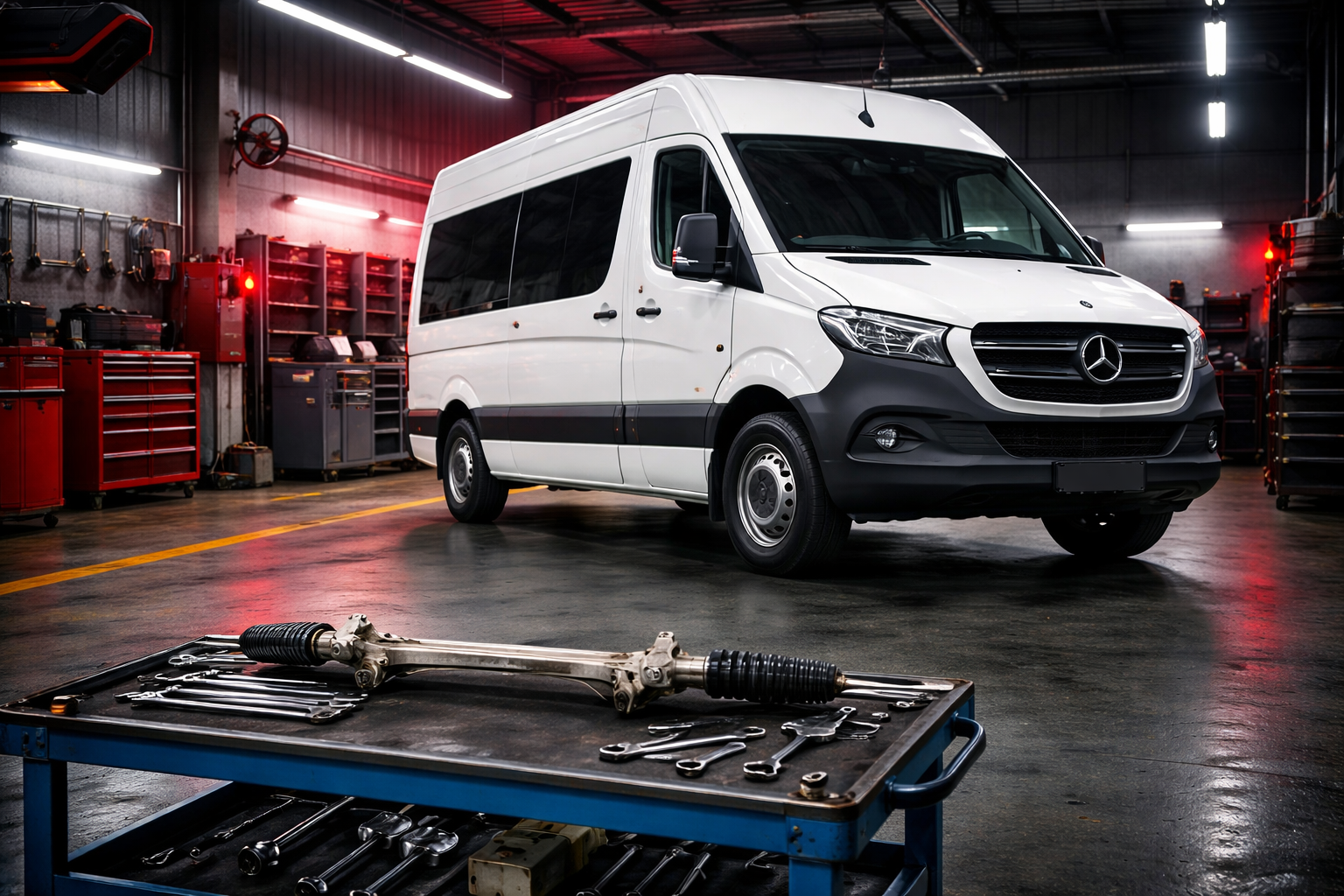 Troca de Caixa de Direção de Van na FC Max